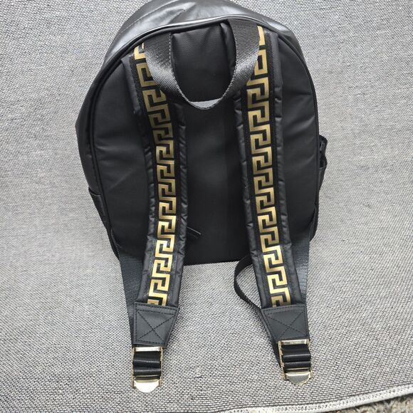 VERSACE Parfums‎ Backpack with Logo Black Gold Limited Edition 12\